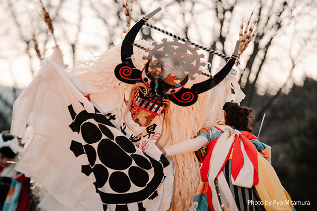 張山しし踊り　野祭